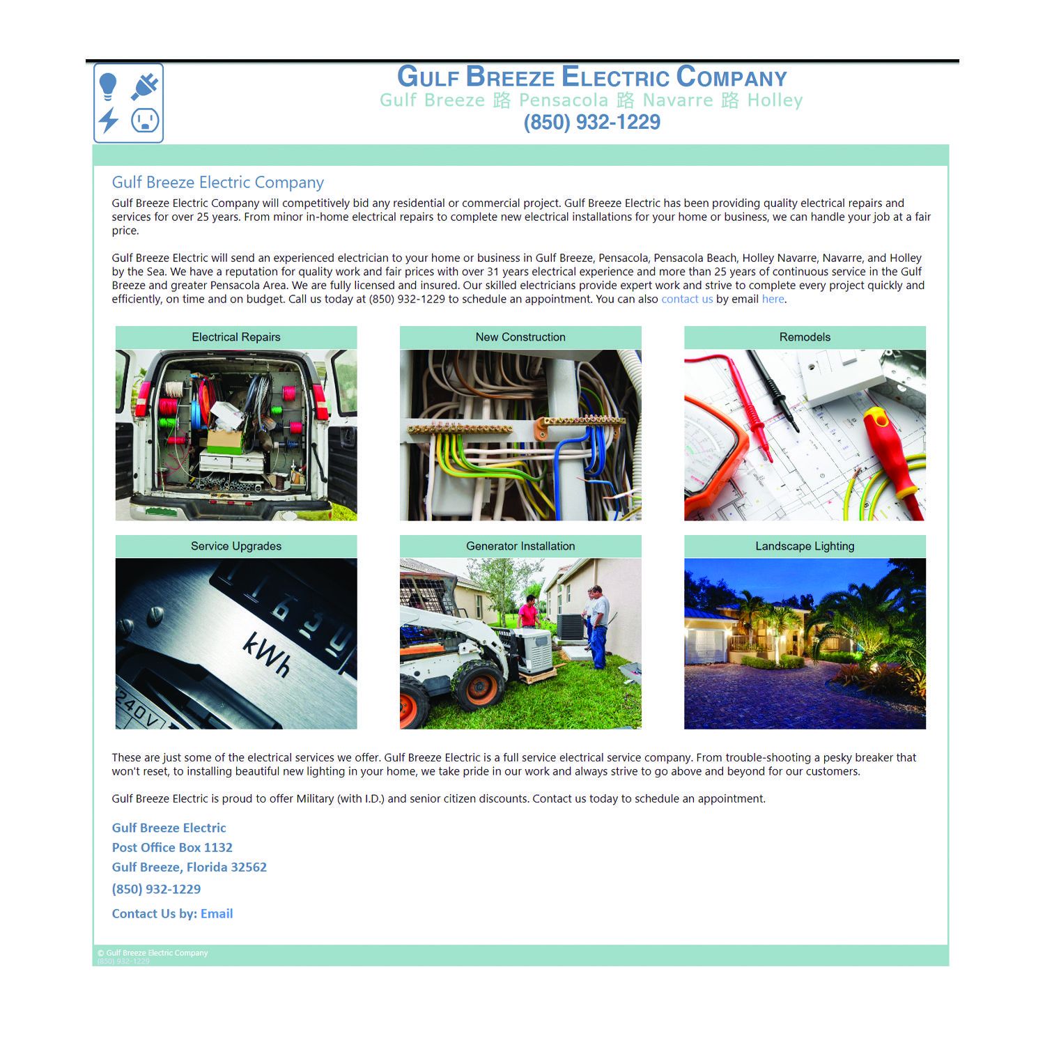 website example